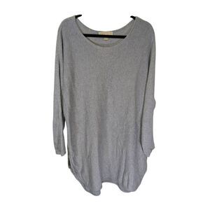 Michael Kors Knit Tunic/Dress Grey Long Sleeve Size1X